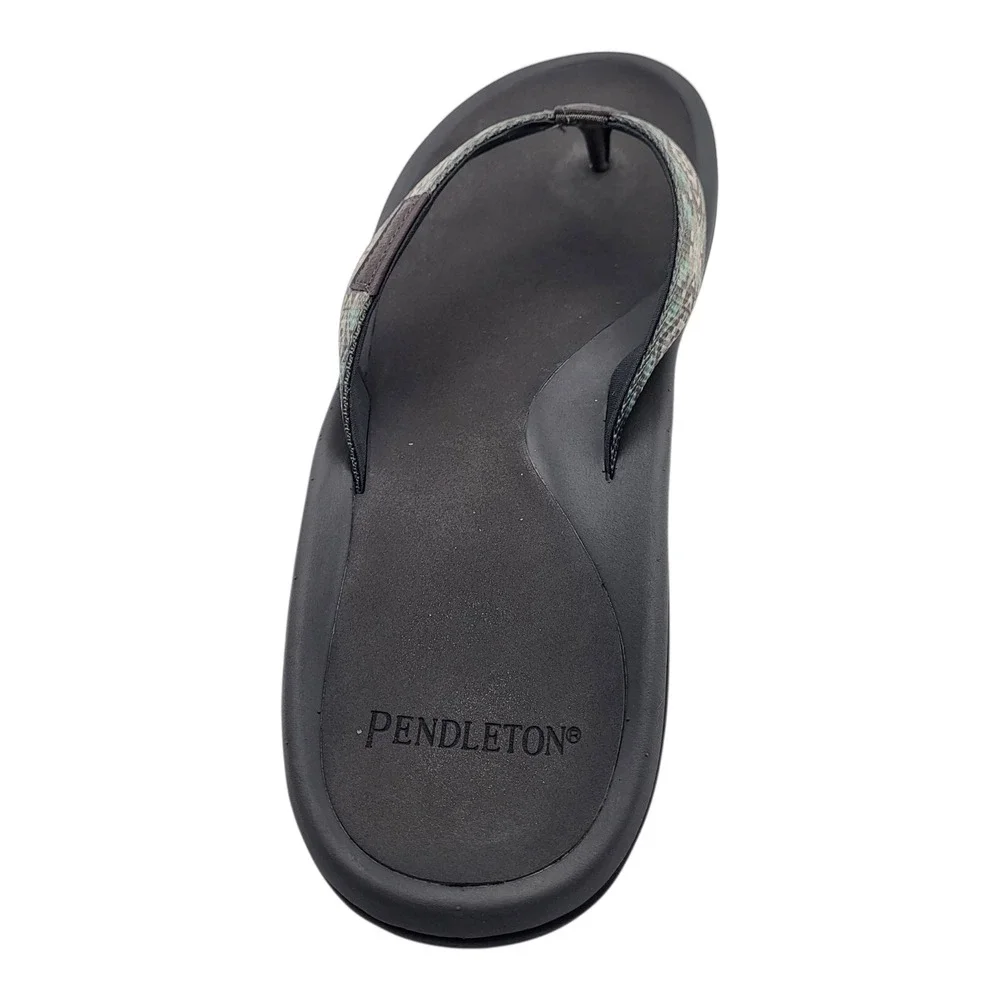 Pendleton Men's Carico Pattern Flip Flops Sandals Casual Comfort Slides
